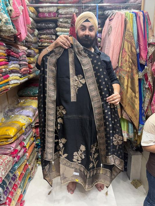 Premium Kanjiwaram Silk Dabka Work - Edition no 6