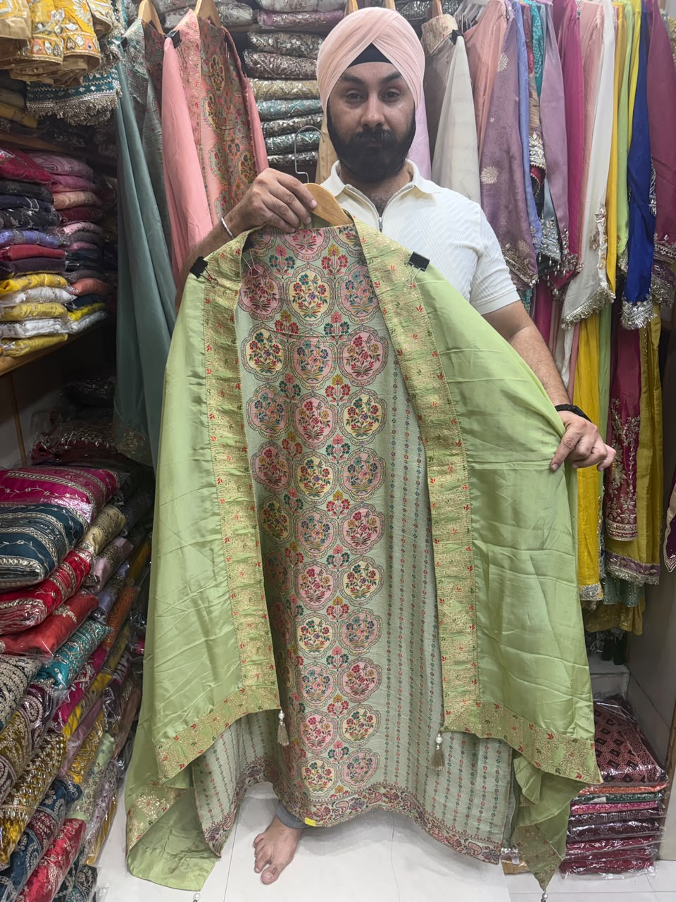 Premium Moonlight Banarasi Weave Jaal Edition 1