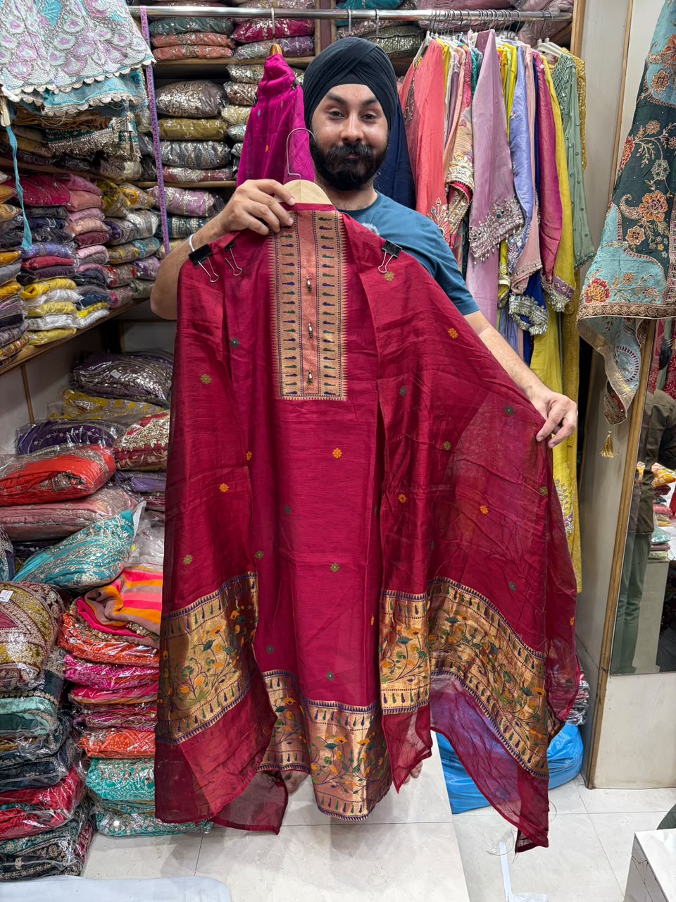 Kanjivaram Suit Simple & Elegant Edition 11