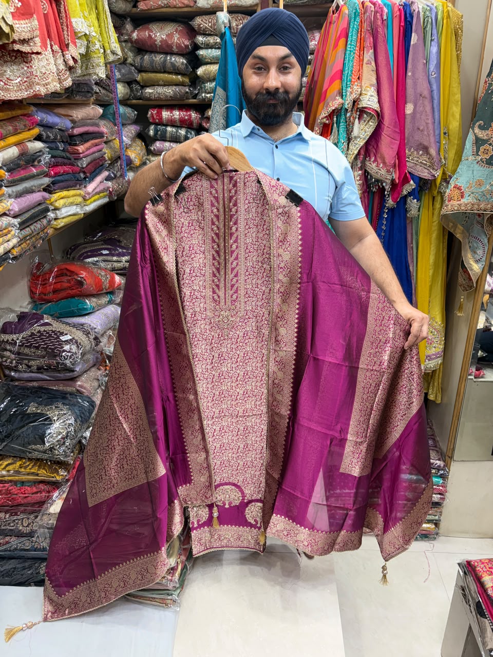 Premium Kanjivaram Heavy Elegant Dabka Edition no 2