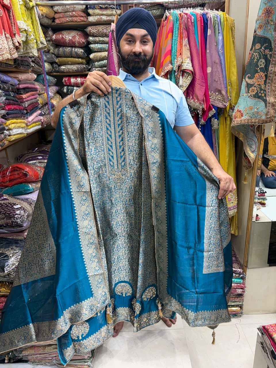Premium Kanjivaram Heavy Elegant Dabka Edition no 2
