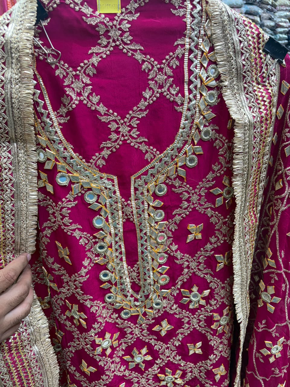 Royal Gotta Mirror Embellished Bridal Suit Set - 3.0